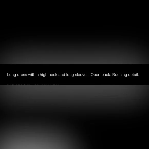 ZARA OPEN-BACK CREPE DRESS - Picture 10 of 12